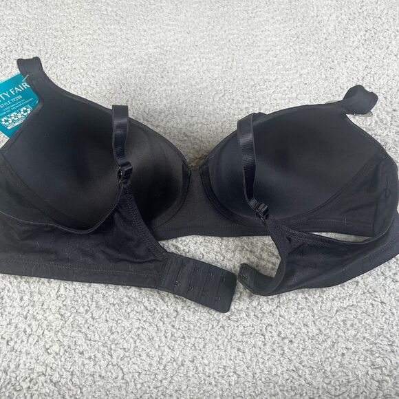 Vanity Fair Body Shine T Shirt Bra Women 38B Black Full Coverage Wire Free 72298 - Picture 6 of 7